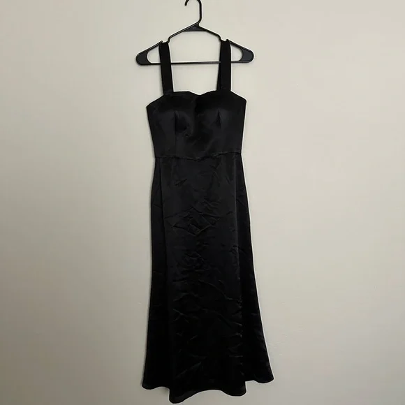 Post Meridiem Midi Dress with Straight Corset
